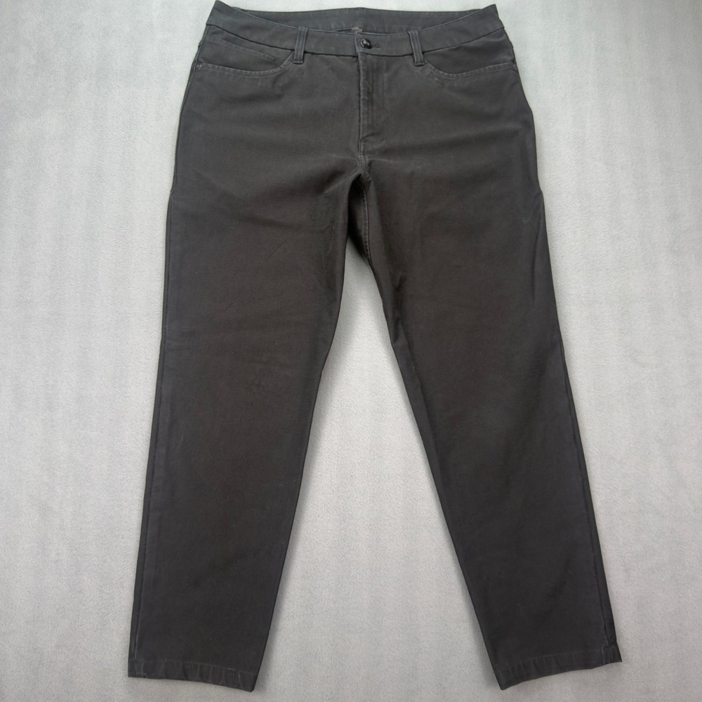Lululemon ABC Pant Slim 32 Black Mens Trousers LM5AQ6S